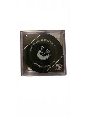 Vancouver Canucks 2021 Model Official Game Hockey Puck